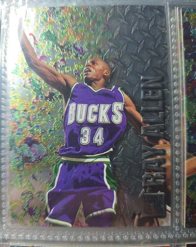 1996-97 Fleer Metal #186 Ray Allen — front