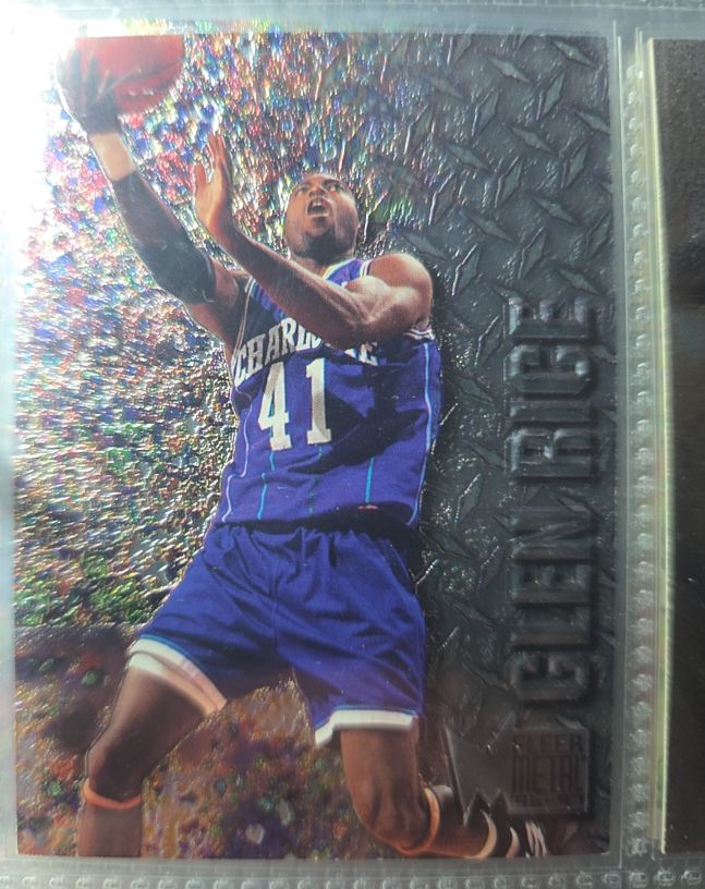 1996-97 Fleer Metal #10 Glen Rice — front
