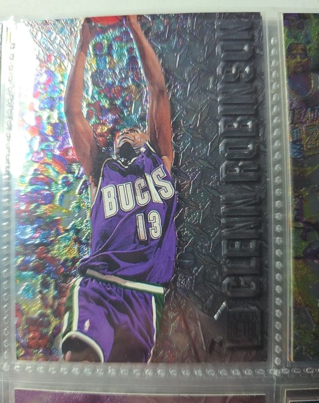 1996-97 Fleer Metal #57 Glenn Robinson — front