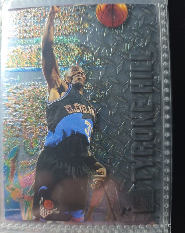 1996-97 Fleer Metal #160 Tyrone Hill — front