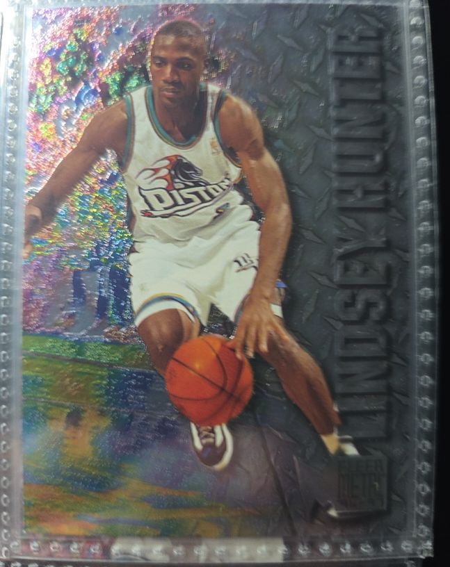 1996-97 Fleer Metal #169 Lindsey Hunter — front