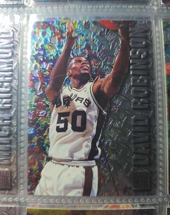 1996-97 Fleer Metal #91 David Robinson — front