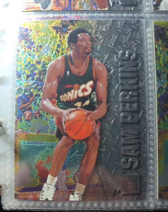 1996-97 Fleer Metal #95 Sam Perkins — front