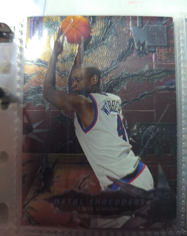 1996-97 Fleer Metal #248 Metal Shredders Chris Webber — front
