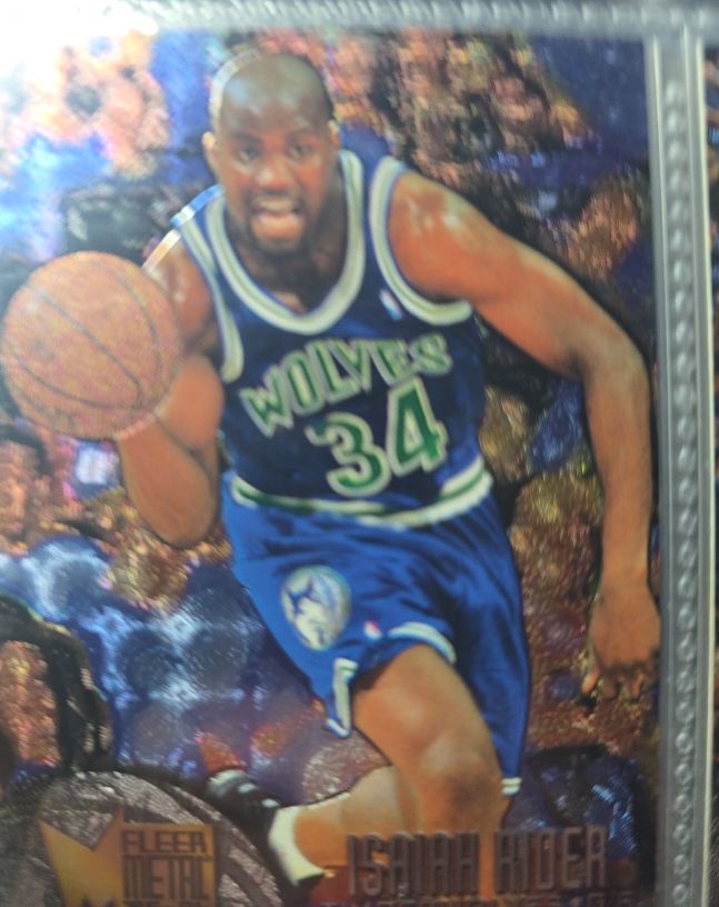 1995-96 Fleer Metal #67 Isaiah Rider — front