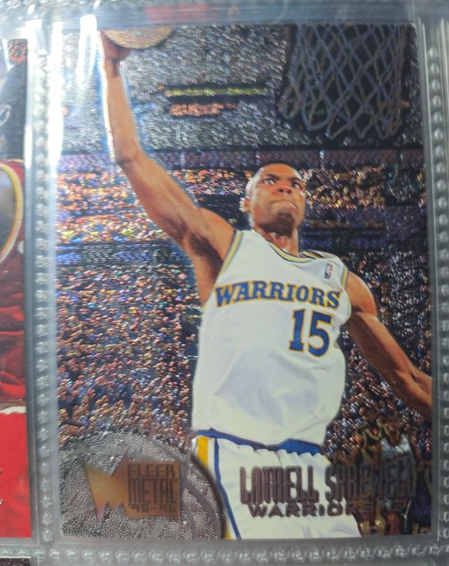 1995-96 Fleer Metal #36 Latrell Sprewell — front