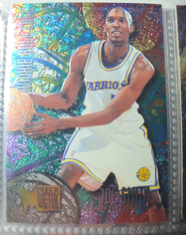 1995-96 Fleer Metal Rookie Roll Call #R-7 Joe Smith — front