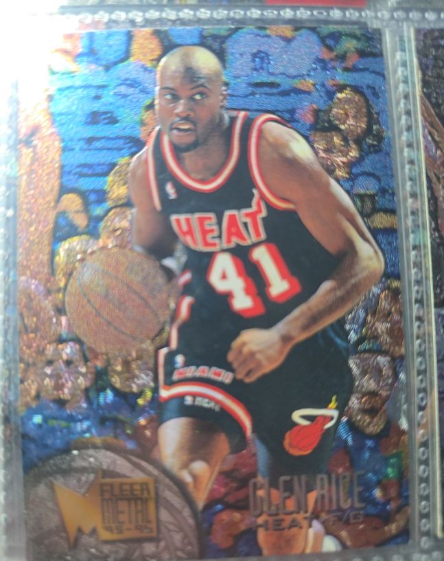 1995-96 Fleer Metal #59 Glen Rice — front
