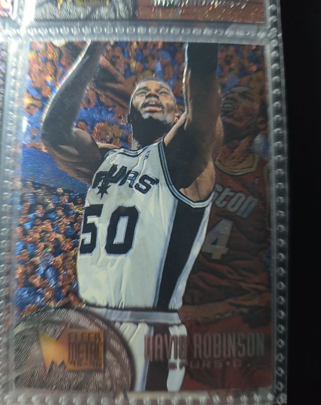 1995-96 Fleer Metal #99 David Robinson — front