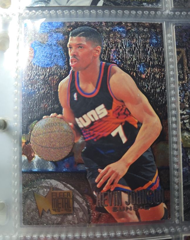 1995-96 Fleer Metal #85 Kevin Johnson — front