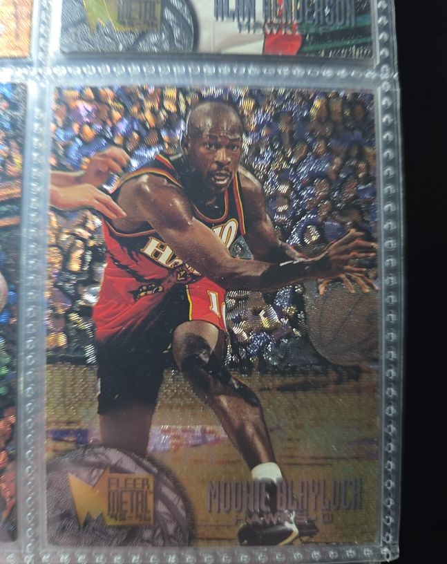 1995-96 Fleer Metal #122 Mookie Blaylock — front