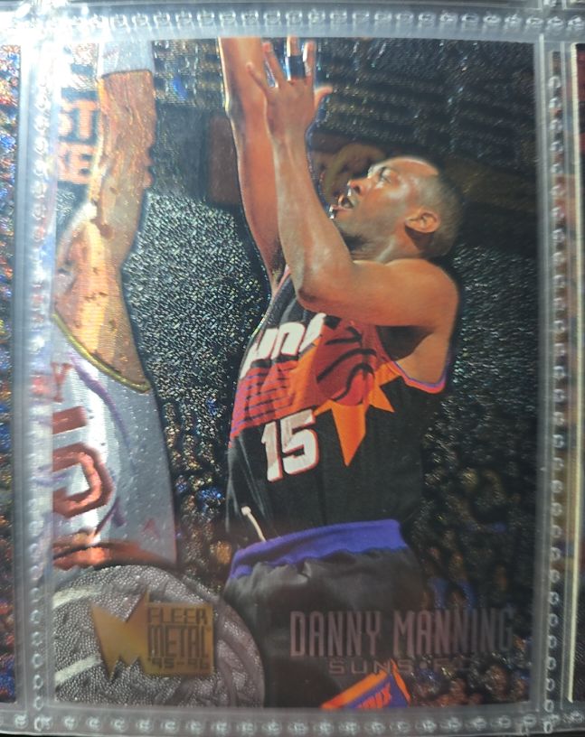 1995-96 Fleer Metal #87 Danny Manning — front