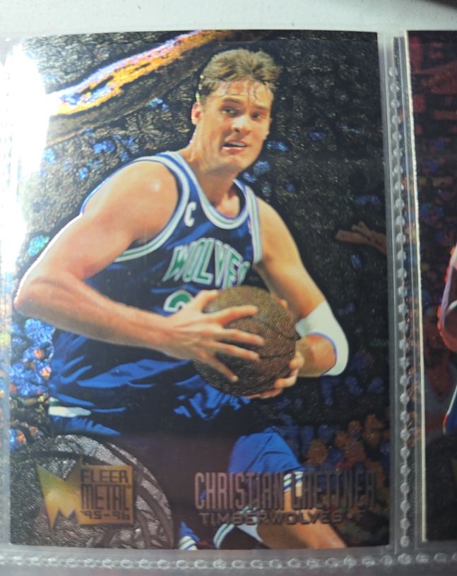 1995-96 Fleer Metal #66 Christian Laettner — front