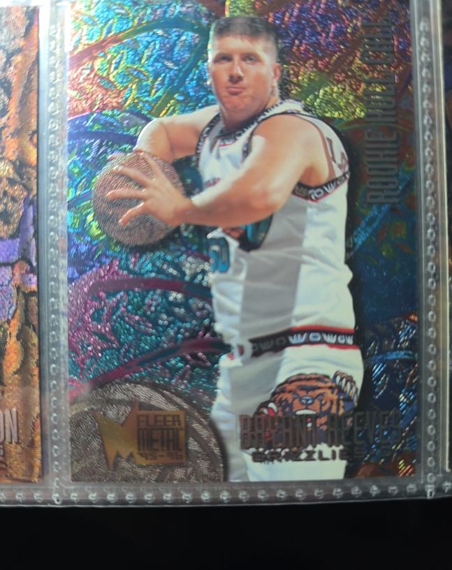 1995-96 Fleer Metal #R-5 Bryant Reeves Rookie Roll Call — front