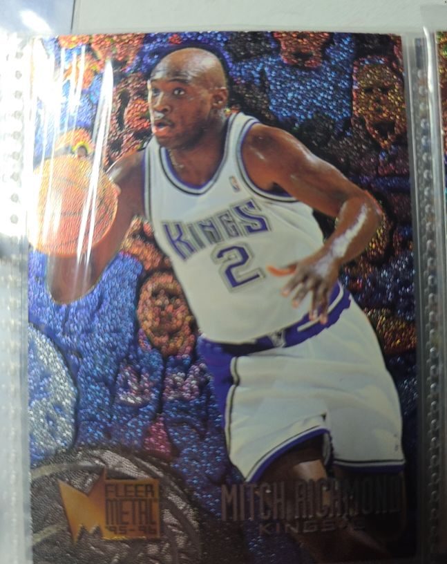 1995-96 Fleer Metal #95 Mitch Richmond — front