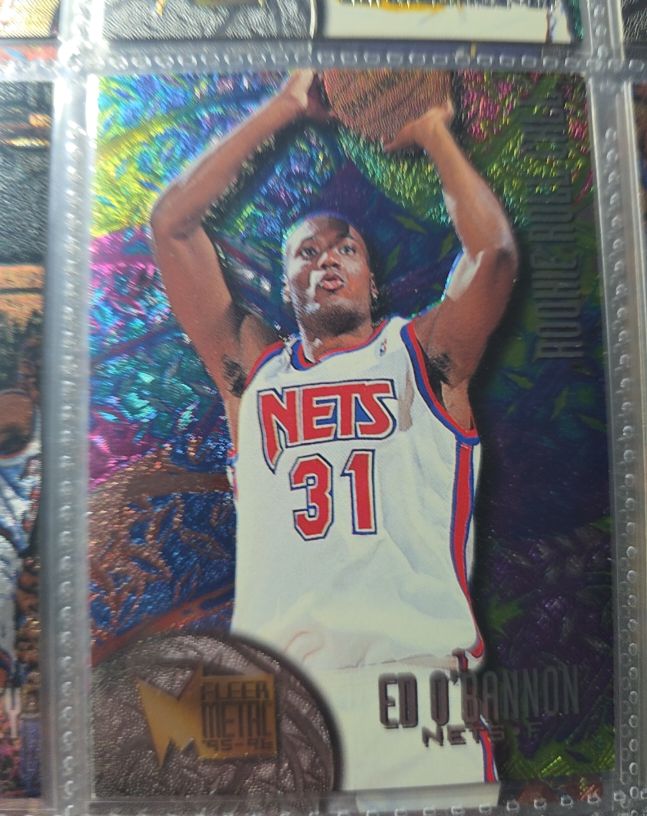 1995-96 Fleer Metal #171 Ed O'Bannon Rookie — front