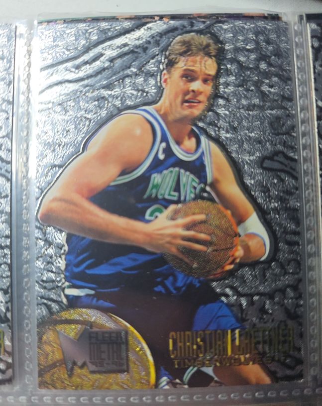 1995-96 Fleer Metal #66 Christian Laettner — front