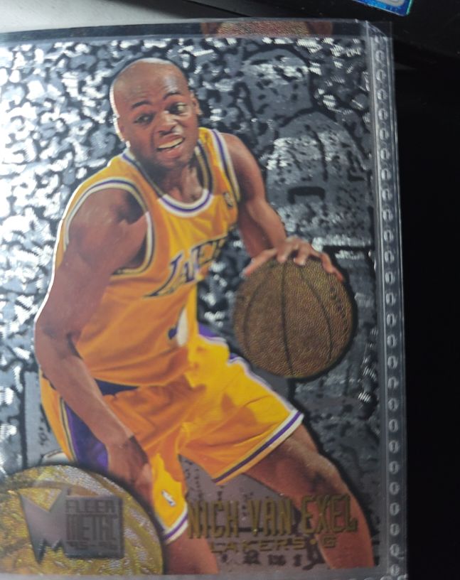 1995-96 Fleer Metal #55 Nick Van Exel — front