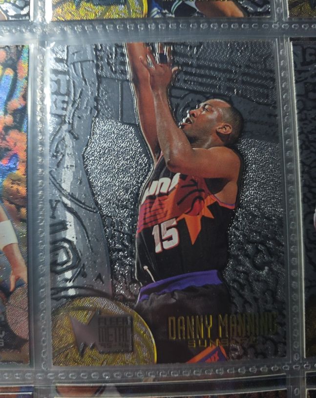 1995-96 Fleer Metal #87 Danny Manning — front