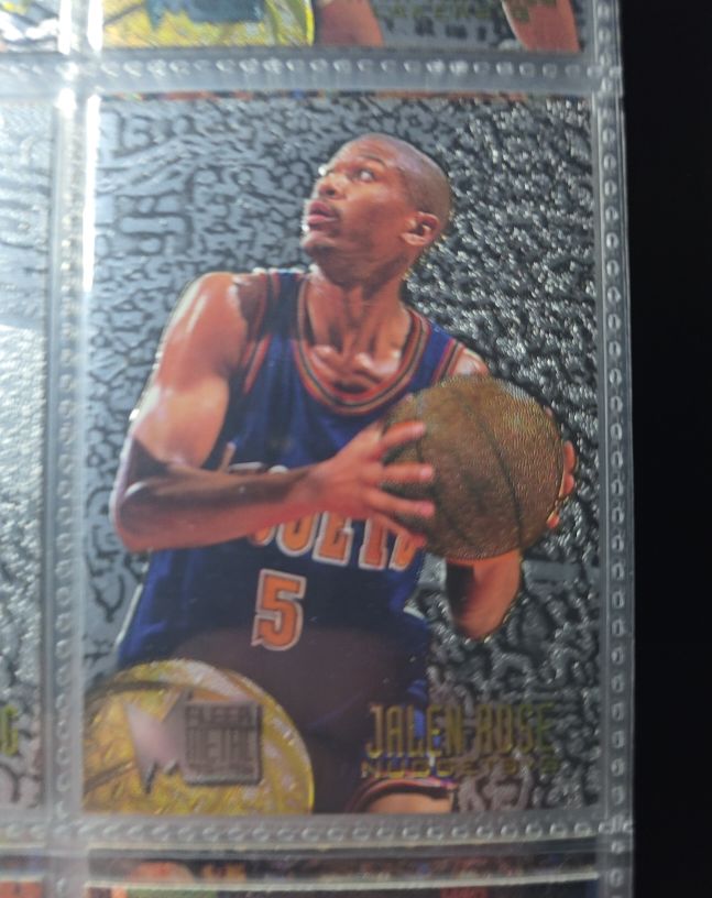 1995-96 Fleer Metal #27 Jalen Rose — front
