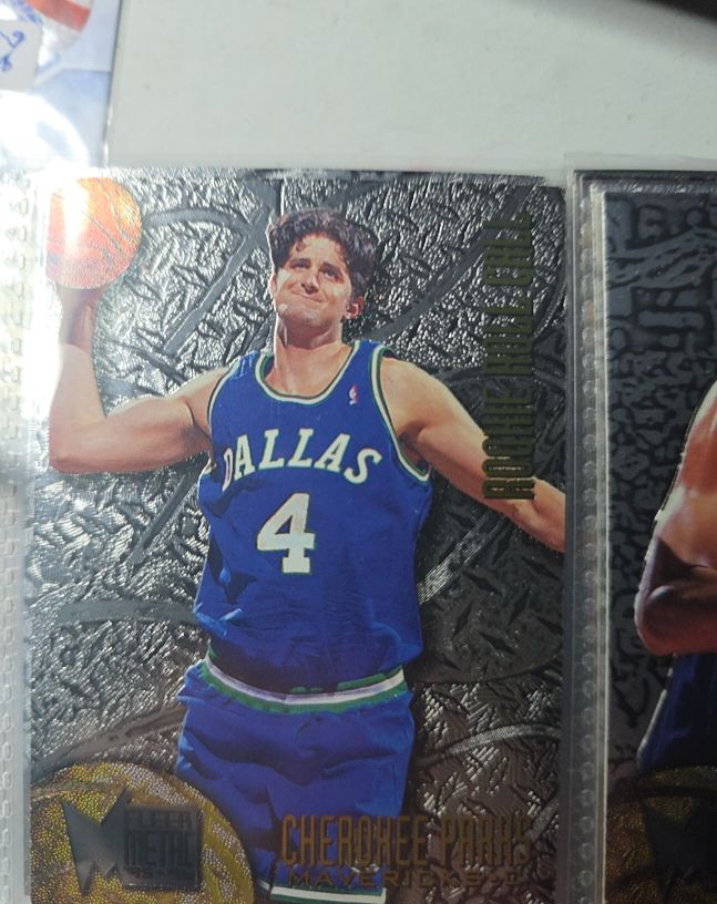 1995-96 Fleer Metal Rookie Roll Call #R-4 Cherokee Parks — front