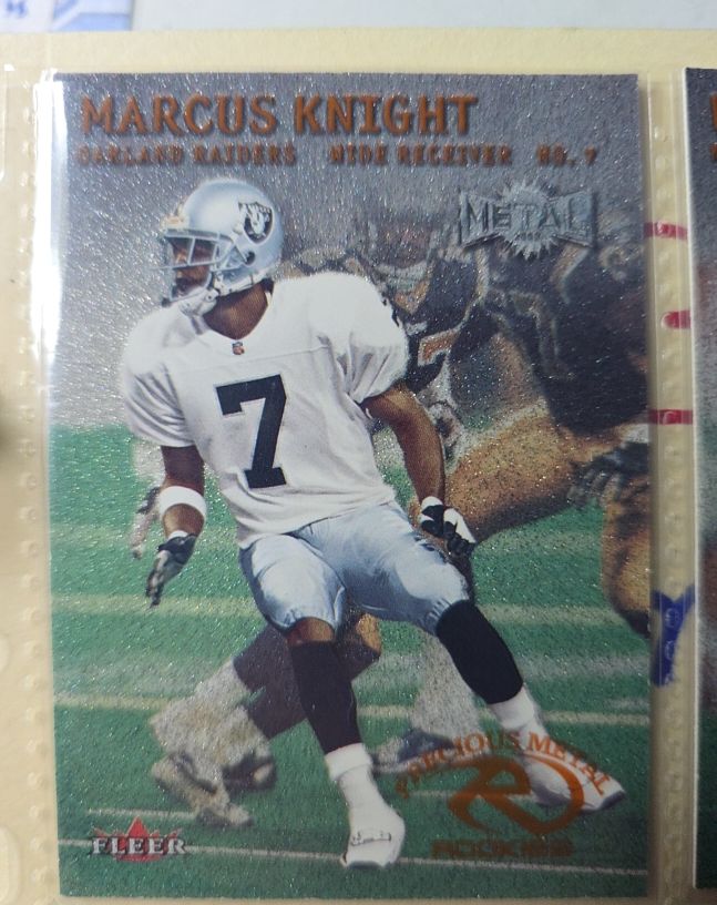 2000 Fleer Metal #228 Marcus Knight — front