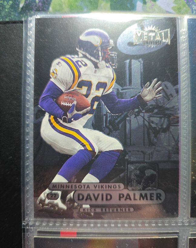 1998 SkyBox Metal Universe #144 David Palmer Minnesota Vikings — front