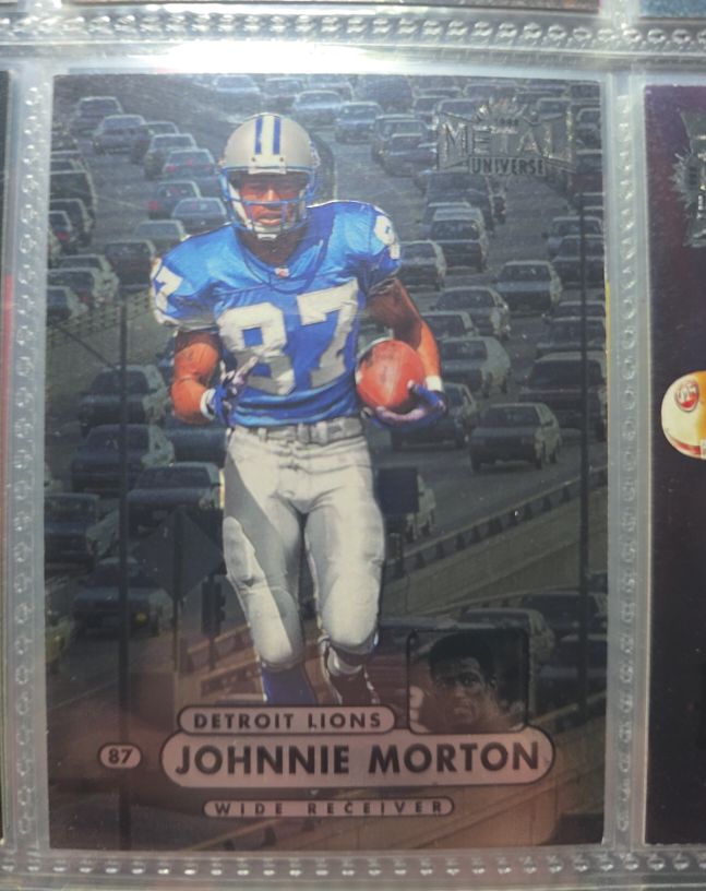 1997 SkyBox Metal Universe #91 Johnnie Morton — front
