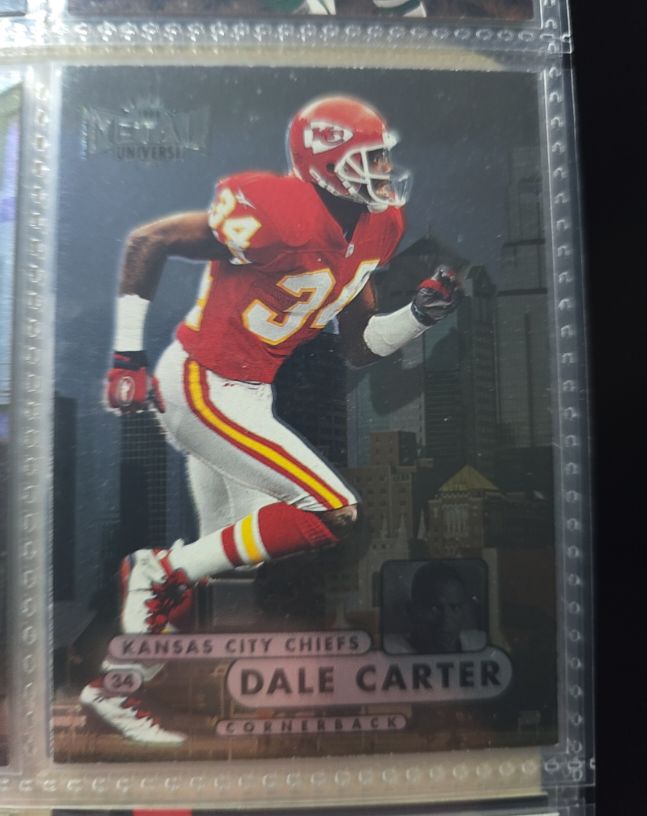 1998 Skybox Metal Universe #121 Dale Carter — front