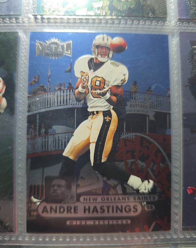 1998 SkyBox Metal Universe #18 Andre Hastings — front