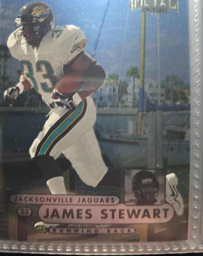 1998 Metal Universe #43 James Stewart — front
