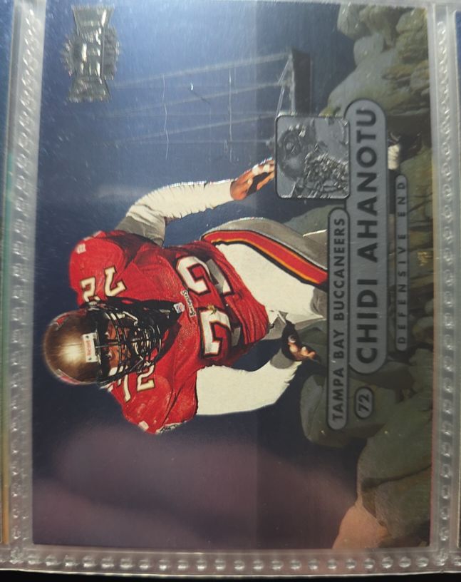 1998 Skybox Thunder #64 Chidi Ahanotu — front
