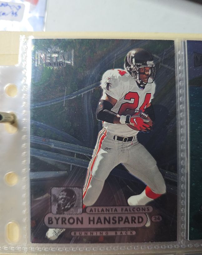 1998 SkyBox Metal Universe #11 Byron Hanspard — front