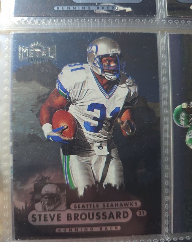 1998 Metal Universe #151 Steve Broussard — front