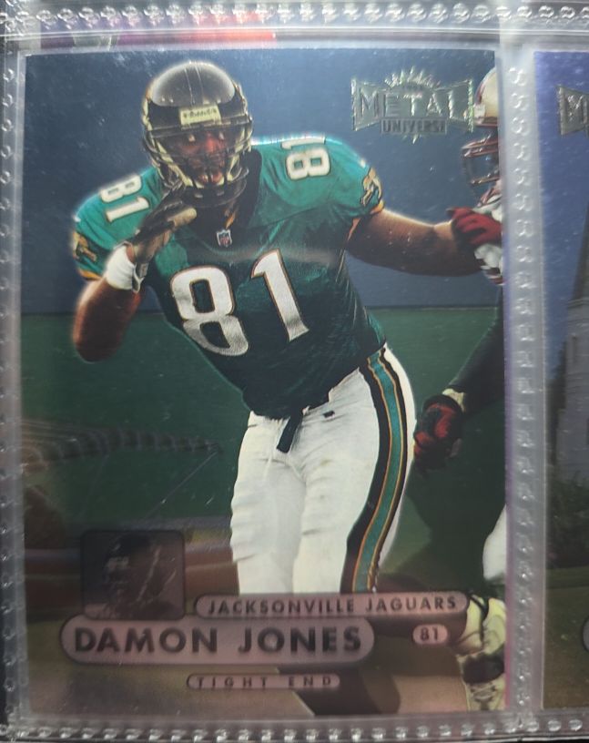 1998 Fleer Metal Universe #81 Damon Jones — front