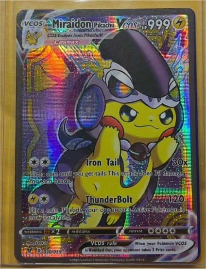 2023 Pokémon #030 Miraidon Pikachu VCOS Cosmax — front