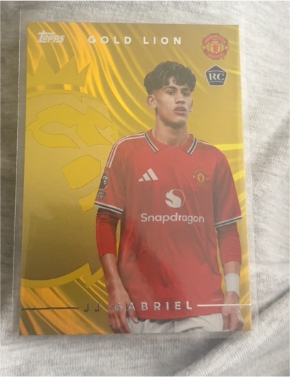 2025 Topps Premier League Gold Lion #GL13 J.J. Gabriel — front