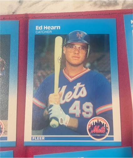 1987 Fleer #10 Ed Hearn — front