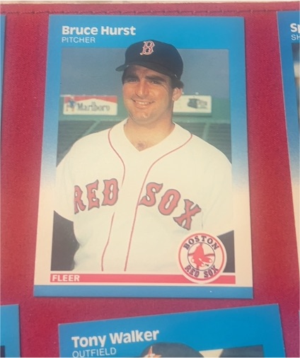 1987 Fleer #37 Bruce Hurst Boston Red Sox — front