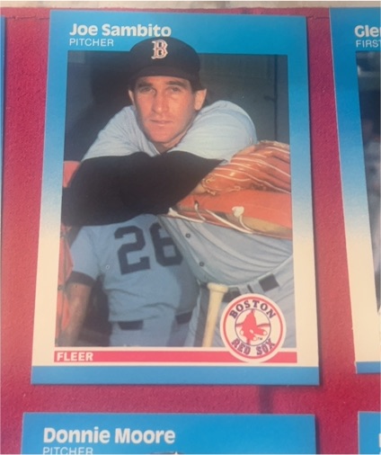1987 Fleer #43 Joe Sambito — front