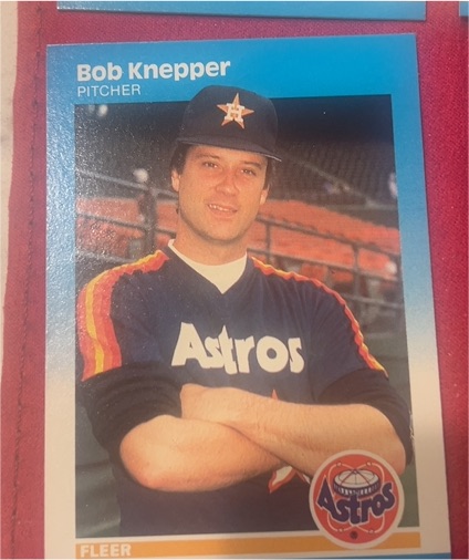 1989 Fleer #360 Bob Knepper — front