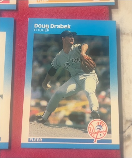 1987 Fleer #96 Doug Drabek — front
