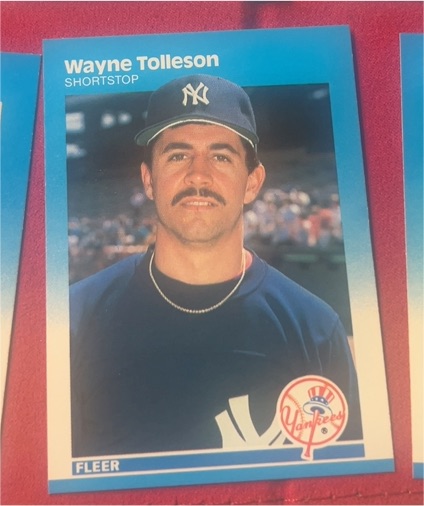 1987 Fleer #118 Wayne Tolleson — front