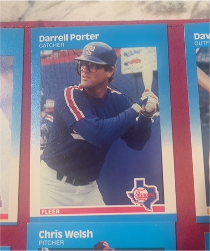 1987 Fleer #136 Darrell Porter — front