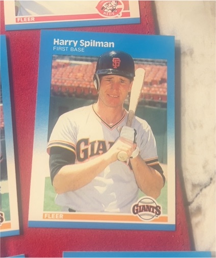 1987 Fleer #284 Harry Spilman — front