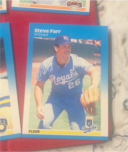1987 Fleer #367 Steve Farr — front