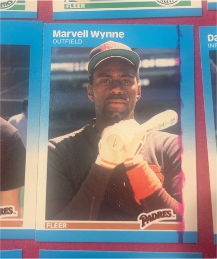 1987 Fleer #435 Marvell Wynne — front