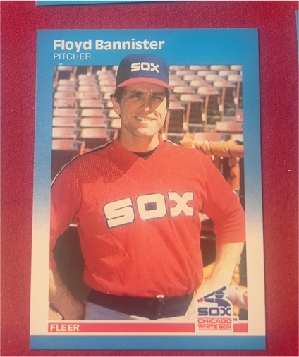 1987 Fleer #486 Floyd Bannister Chicago White Sox — front
