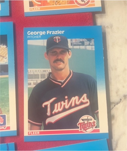 1987 Fleer #539 George Frazier — front