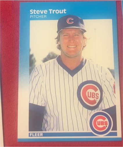 1987 Fleer #578 Steve Trout — front